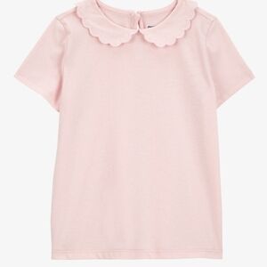 OshKosh B'gosh Light Pink Scallop Collar Tee